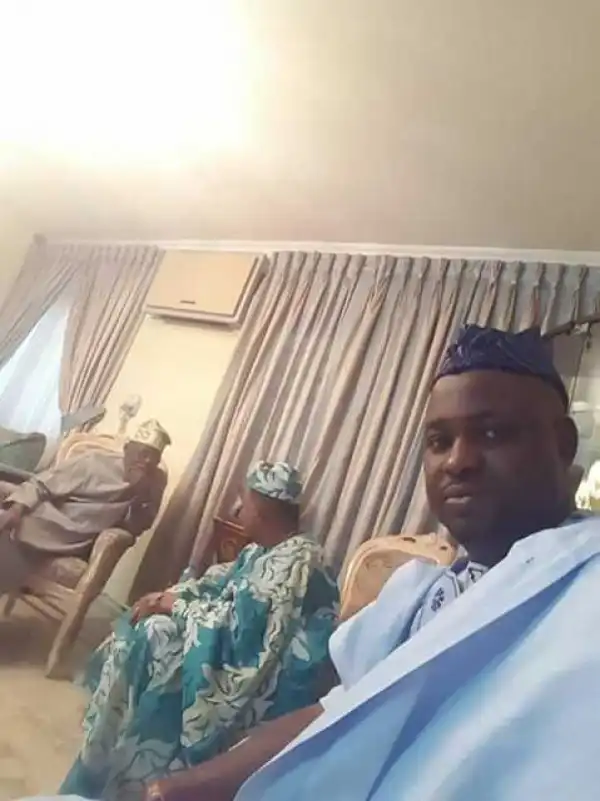 Photo : Tinubu And Alaafin Of Oyo In Closed Door Meeting